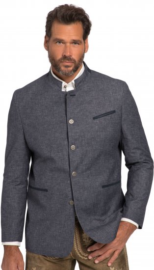 JP1880 Traditional Jacket Linen Blend Navy - Herren jacken - Herren Jacken in großen Größen