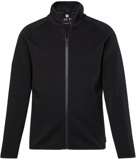 JAY-PI FLEXNAMIC® Golf Sweat Jacket with Zipper Black - Herren-sweater und -hoodies - Herren-Sweater und -Hoodies in großen Größen