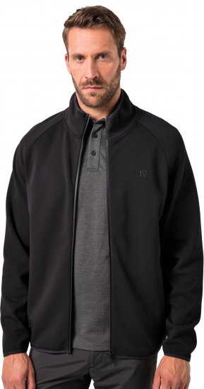 JAY-PI FLEXNAMIC® Golf Sweat Jacket with Zipper Black - Herren-sweater und -hoodies - Herren-Sweater und -Hoodies in großen Größen