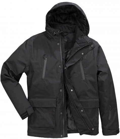 Jay-Pi Ski Jacket Functional Waterproof Windproof Breathable Black - Skibekleidung - 