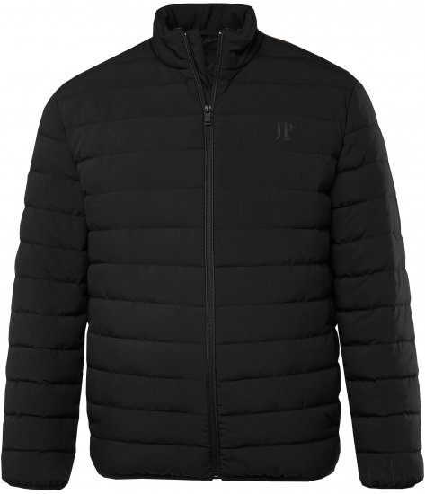 JP1880 Jacket Quilted Stand-up Collar Black - Herren jacken - Herren Jacken in großen Größen