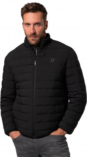 JP1880 Jacket Quilted Stand-up Collar Black - Herren jacken - Herren Jacken in großen Größen