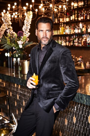 JP1880 Jacket Velvet Business Smoking Black - Herrenanzüge und -blazer - Herrenanzüge und -blazer in großen Größen