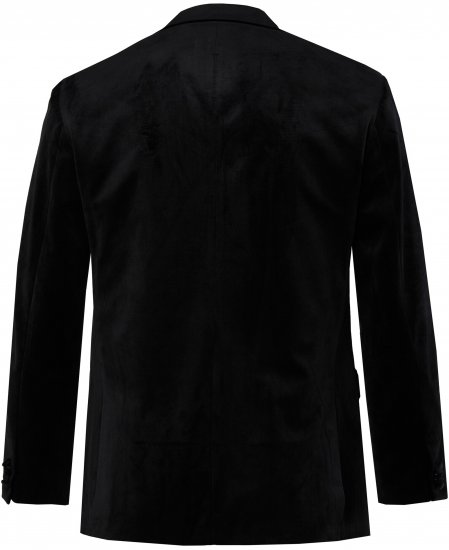 JP1880 Jacket Velvet Business Smoking Black - Herrenanzüge und -blazer - Herrenanzüge und -blazer in großen Größen