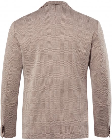 JP1880 Jacket Business Checked Beige - Herren jacken - Herren Jacken in großen Größen