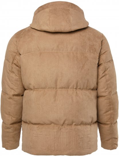 STHUGE Jacket Puffer With Warm Quilting Beige - Herren jacken - Herren Jacken in großen Größen