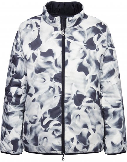 Ulla Popken HYPRAR Reversible Printed Jacket Black - Jacken - 