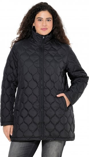 Ulla Popken HYPRAR Water-Repellent Quilted Jacket Black - Jacken - 