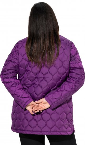 Ulla Popken HYPRAR Water-Repellent Quilted Jacket Plum - Jacken - 