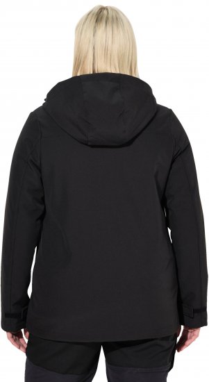 Ulla Popken HYPRAR Softshell Fleece Lined Jacket Black - Jacken - 
