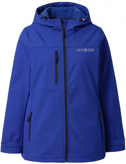 Ulla Popken HYPRAR Softshell Fleece Lined Jacket Capri Blue - Jacken - 