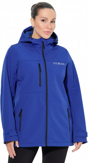 Ulla Popken HYPRAR Softshell Fleece Lined Jacket Capri Blue - Jacken - 