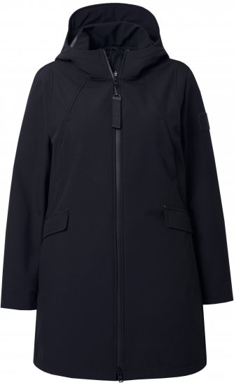 Ulla Popken HYPRAR Water Repellent Softshell Jacket Black - Jacken - 
