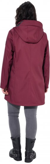 Ulla Popken HYPRAR Water Repellent Softshell Jacket Cherry - Jacken - 