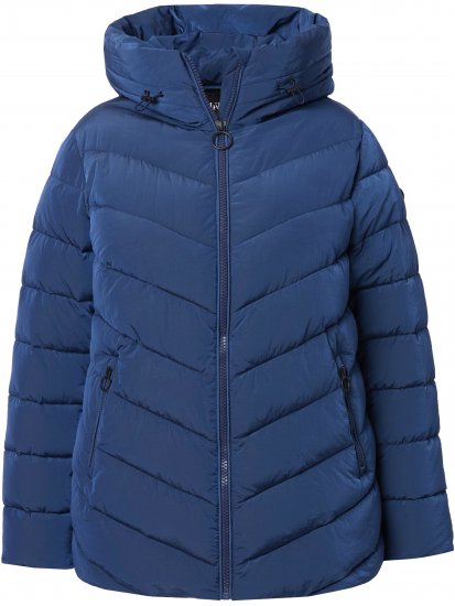Ulla Popken HYPRAR Quilted Puffer Jacket Navy - Jacken - 