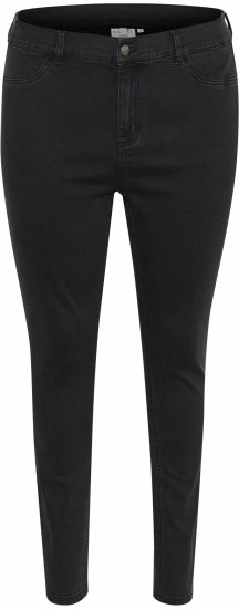 Kaffe Curve Laurina Jeans Gewaschener schwarzer Denim - Jeans & Hosen in Großen Größen – Plus Size - 