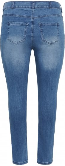 Kaffe Curve Laurina Jeans Washed/Destroyed Blue Denim - Jeans & Hosen in Großen Größen – Plus Size - 