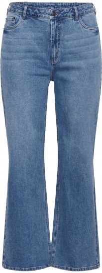 Kaffe Curve Leoana Weite lange Jeans Vintageblau - Jeans & Hosen in Großen Größen – Plus Size - 