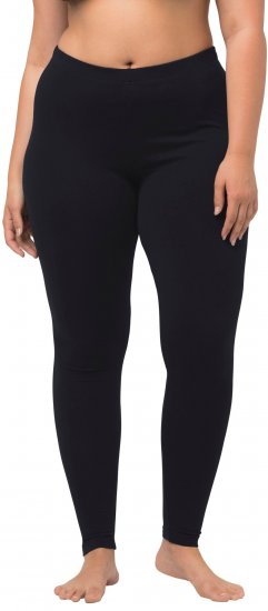 Ulla Popken Basic Stretch Knit Ankle Length Leggings Navy - Jeans & Hosen in Großen Größen – Plus Size - 