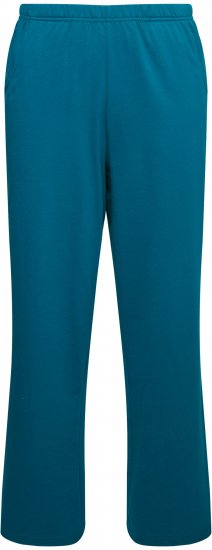 Ulla Popken Pull On Knit Straight Leg Pocket Pants Dark Petrol - DAMENMODE 40-66 - 