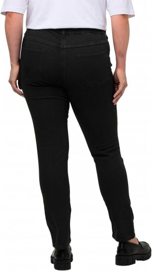 Ulla Popken Denim Look All Elastic Pocket Sienna Jeggings Black - Jeans & Hosen in Großen Größen – Plus Size - 