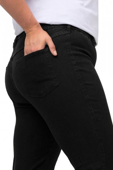 Ulla Popken Denim Look All Elastic Pocket Sienna Jeggings Black - Ulla Popken - Ulla Popken Mode in großen Größen