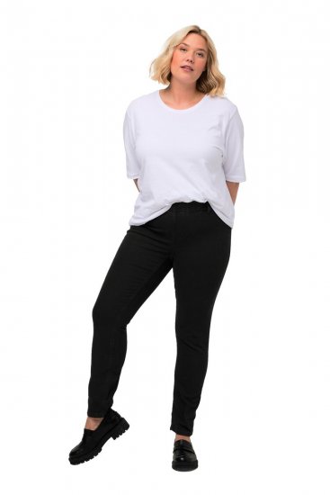 Ulla Popken Denim Look All Elastic Pocket Sienna Jeggings Black - Ulla Popken - Ulla Popken Mode in großen Größen