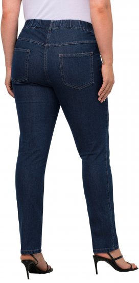 Ulla Popken Denim Look All Elastic Pocket Sienna Jeggings Blue Denim - Jeans & Hosen in Großen Größen – Plus Size - 