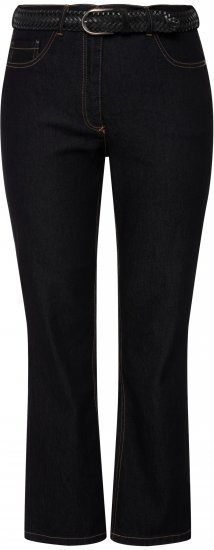 Ulla Popken Regular Fit Mandy Stretch Jeans Dark Blue Denim - Jeans & Hosen in Großen Größen – Plus Size - 