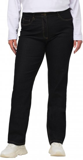 Ulla Popken Regular Fit Mandy Stretch Jeans Dark Blue Denim - Jeans & Hosen in Großen Größen – Plus Size - 