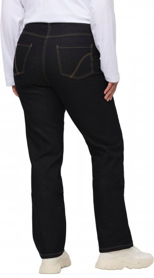 Ulla Popken Regular Fit Mandy Stretch Jeans Dark Blue Denim - Jeans & Hosen in Großen Größen – Plus Size - 