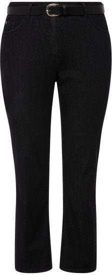 Ulla Popken Sammy Fit Slim Leg Stretch Jeans Black - Jeans & Hosen in Großen Größen – Plus Size - 