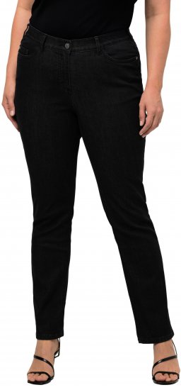 Ulla Popken Sammy Fit Slim Leg Stretch Jeans Black - Jeans & Hosen in Großen Größen – Plus Size - 