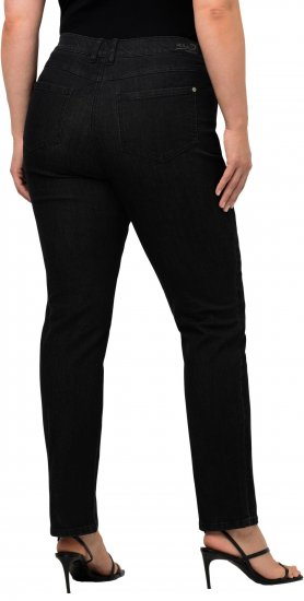 Ulla Popken Sammy Fit Slim Leg Stretch Jeans Black - Jeans & Hosen in Großen Größen – Plus Size - 