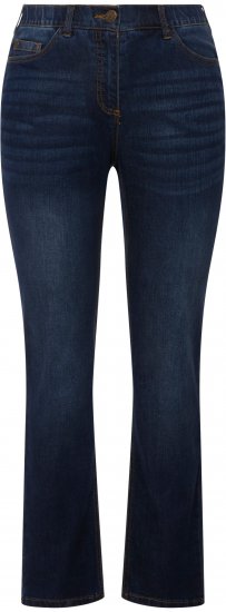 Ulla Popken Sammy Fit Slim Leg Stretch Jeans Blue Denim - Jeans & Hosen in Großen Größen – Plus Size - 