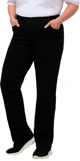 Ulla Popken Straight Leg Mandy Fit Stretch Jeans Black - Jeans & Hosen in Großen Größen – Plus Size - 