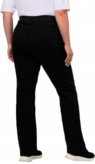 Ulla Popken Straight Leg Mandy Fit Stretch Jeans Black - Jeans & Hosen in Großen Größen – Plus Size - 