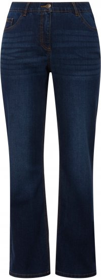 Ulla Popken Straight Leg Mandy Fit Stretch Jeans Blue Denim - Jeans & Hosen in Großen Größen – Plus Size - 
