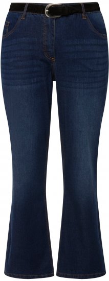 Ulla Popken Straight Leg Mandy Fit Stretch Jeans Blue Denim - Jeans & Hosen in Großen Größen – Plus Size - 