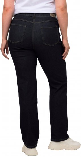 Ulla Popken Straight Leg Mandy Fit Stretch Jeans Dark Blue Denim - Jeans & Hosen in Großen Größen – Plus Size - 