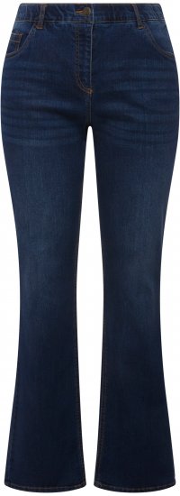 Ulla Popken Marie Fit Bootcut Stretch Jeans Blue Denim - Jeans & Hosen in Großen Größen – Plus Size - 