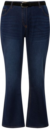 Ulla Popken Marie Fit Bootcut Stretch Jeans Blue Denim - Jeans & Hosen in Großen Größen – Plus Size - 