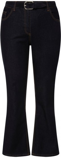 Ulla Popken Marie Fit Bootcut Stretch Jeans Dark Blue Denim - Jeans & Hosen in Großen Größen – Plus Size - 