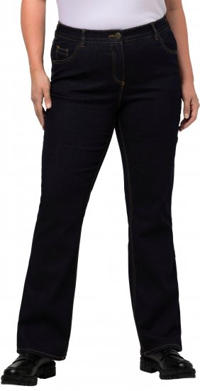Ulla Popken Marie Fit Bootcut Stretch Jeans Dark Blue Denim - Jeans & Hosen in Großen Größen – Plus Size - 