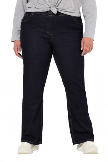 Ulla Popken Marie Fit Bootcut Stretch Jeans Dark Blue Denim - Ulla Popken - Ulla Popken Mode in großen Größen