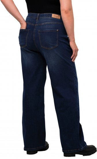 Ulla Popken Mary Fit Wide Leg Stretch Jeans Blue Denim - Jeans & Hosen in Großen Größen – Plus Size - 