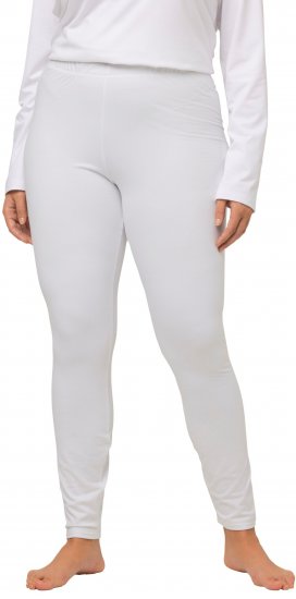 Ulla Popken Quick Dry Moisture Wicking Stretch Ski Leggings Snow White - Jeans & Hosen in Großen Größen – Plus Size - 