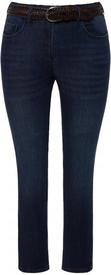 Ulla Popken Stretch Sarah Fit Skinny Jeans Blue Denim - Jeans & Hosen in Großen Größen – Plus Size - 
