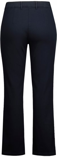 Ulla Popken Basic Mony Tapered Leg Stretch Pants Navy - Jeans & Hosen in Großen Größen – Plus Size - 