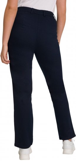 Ulla Popken Basic Mony Tapered Leg Stretch Pants Navy - Jeans & Hosen in Großen Größen – Plus Size - 